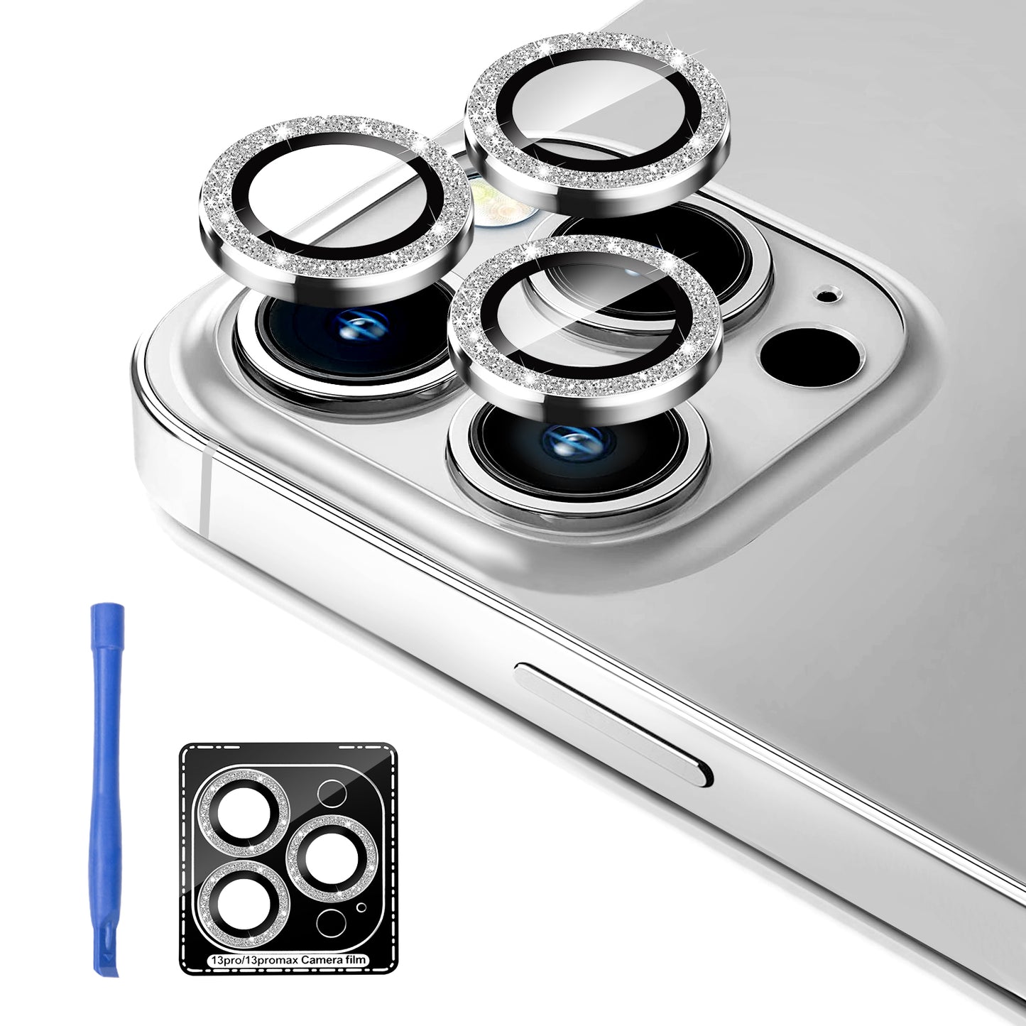 Jeluse Designed for iPhone 13 Pro - iPhone 13 Pro Max Camera Lens Prot