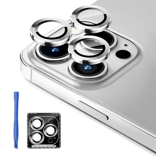 Jeluse Designed for iPhone 13 Pro - iPhone 13 Pro Max Camera Lens Protector-Multiple Colors